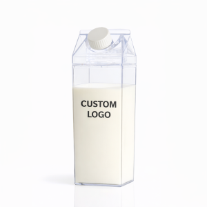 Milk Carton Shape Water Bottle