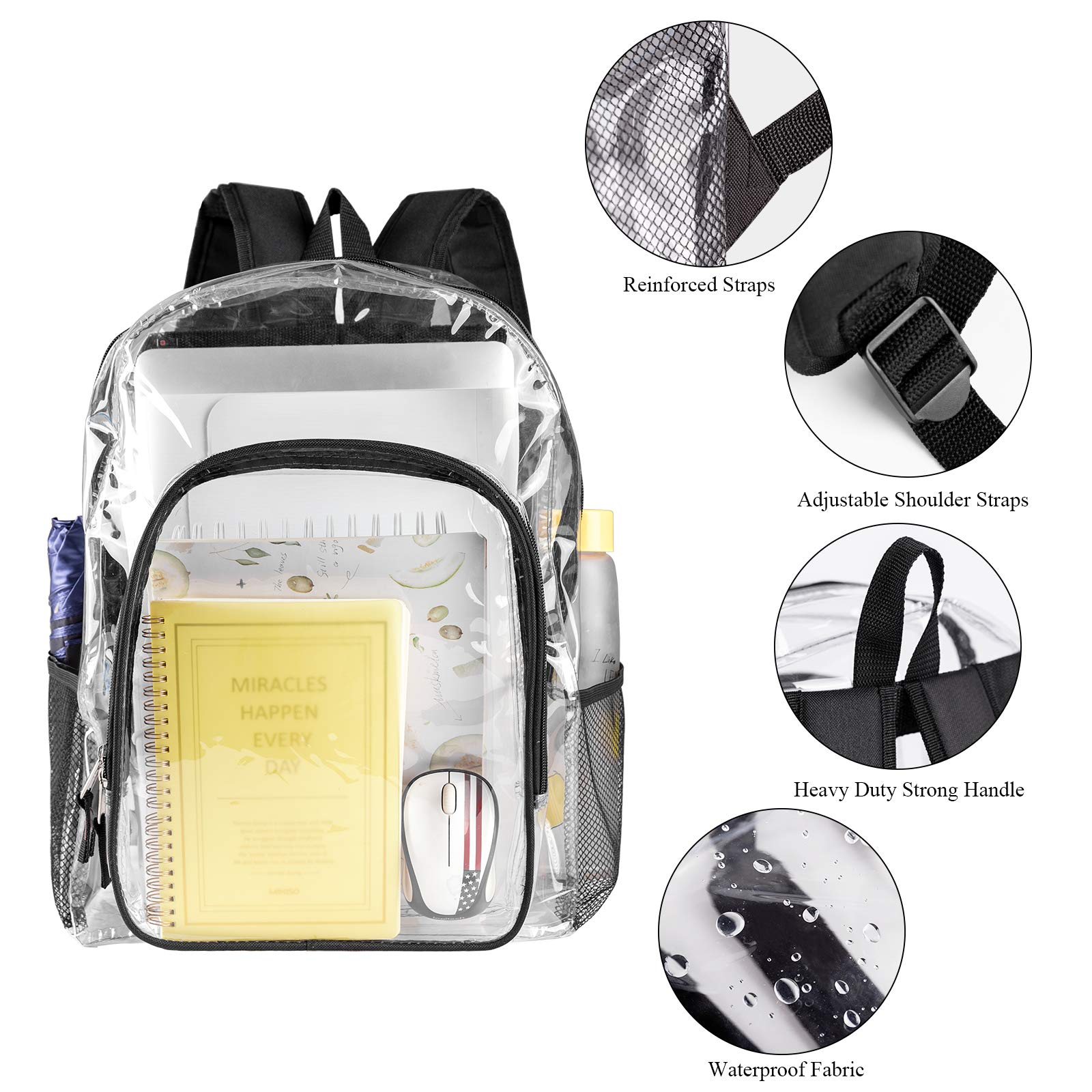 Clear PVC Backpack – Promotional Products and Promotional Items | G.M.S ...
