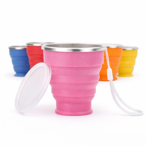 Collapsible Silicone Drinking Cup