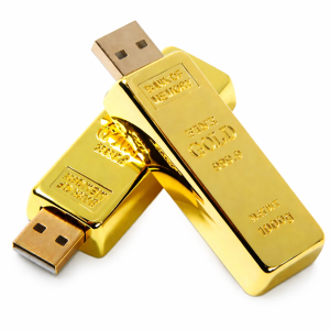 Gold Bar Shape USB