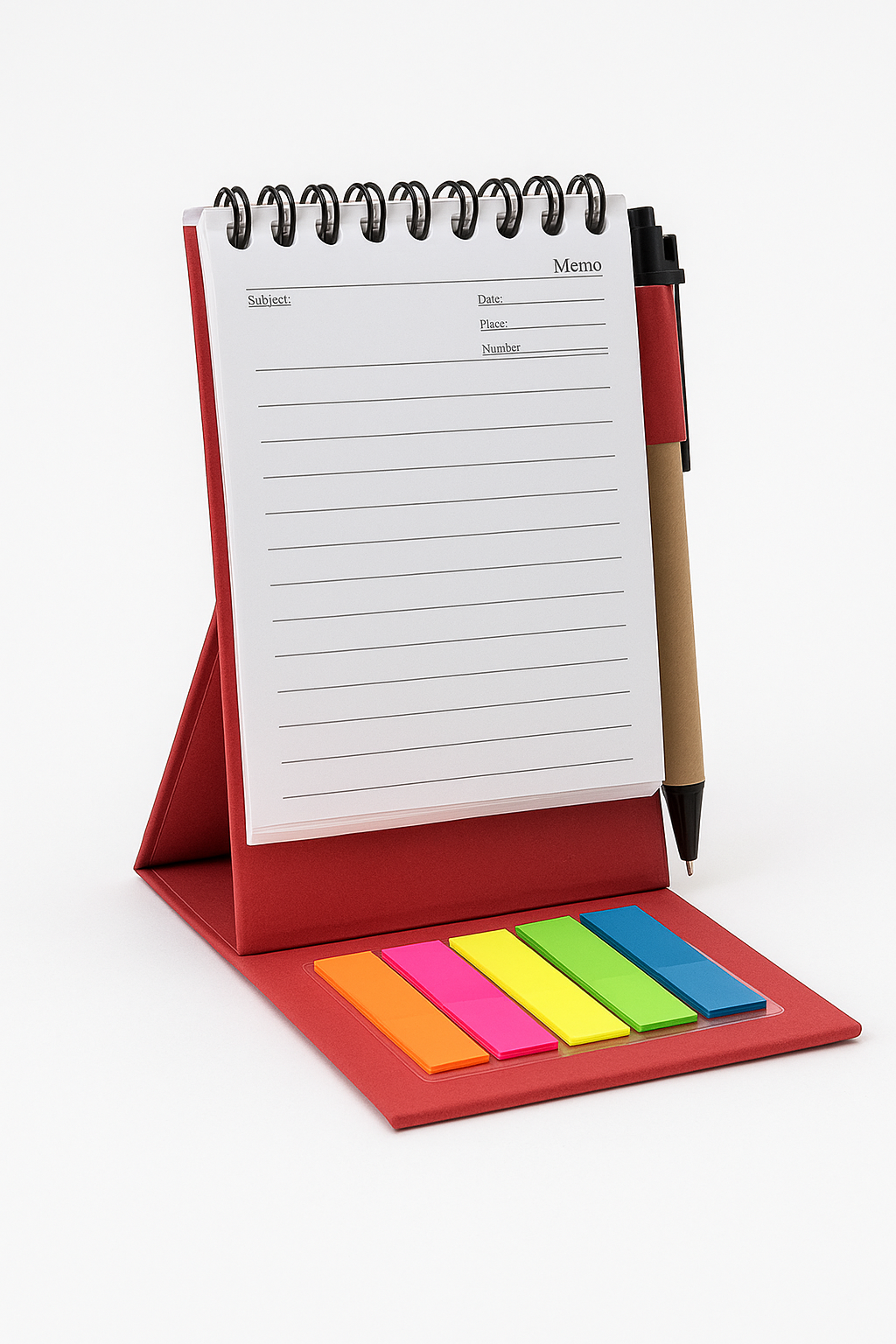 Stand Up Memo Pad with Pen