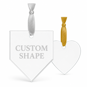 Custom Shaped Glass Ornament